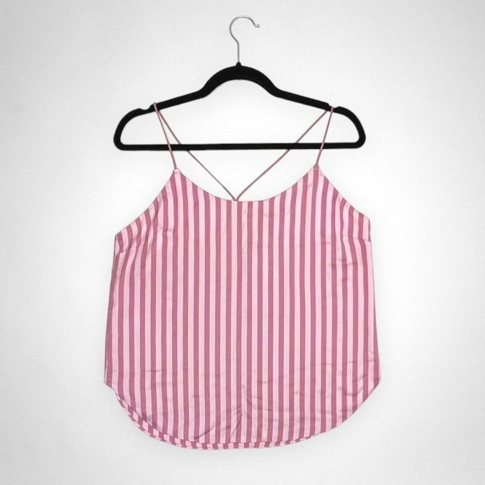 NWT VICTORIA'S SECRET Pink Stripe Cami Medium